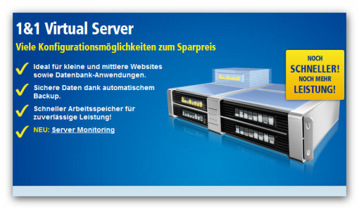 1&1 Dedicated Server, Virtual Server, Cloud Server